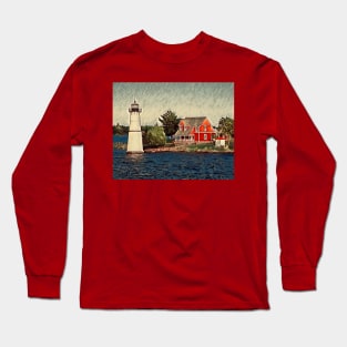 Cottage & Lighthouse 2 Long Sleeve T-Shirt